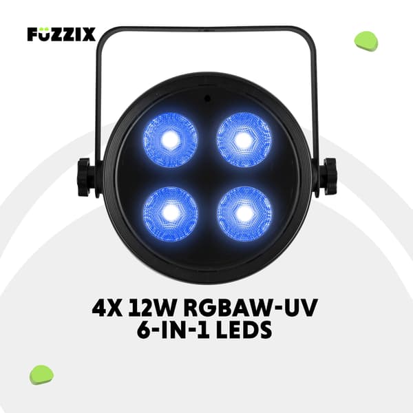 Fuzzix PLF20 Party Par RGBAW-UV DMX