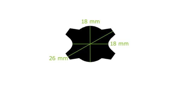 41 CM gräsklipparkniv för MTD OBI PRAKTIKER BUDGET FLEURELLE
