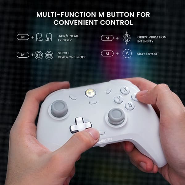 T4 Cyclone Trådløs Spilcontroller Multiplatform Hvid