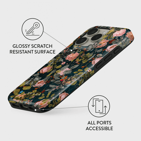 iPhone 16 Deksel Tøff Blomstrende Hage