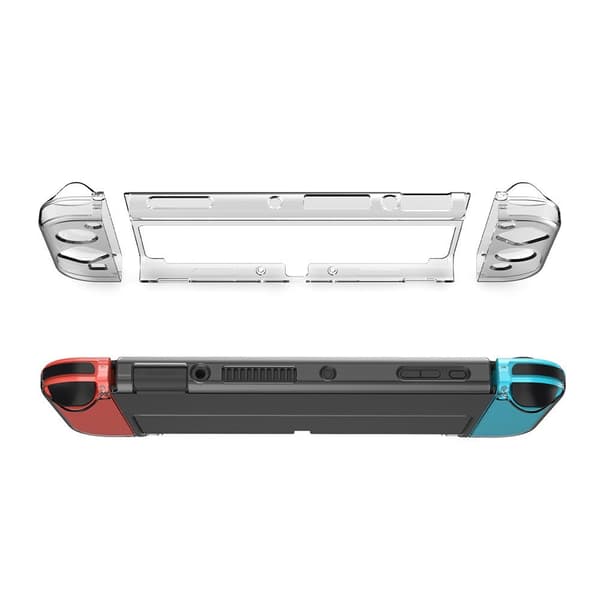 3-in-1 Läpinäkyvä Kotelo Nintendo Switch OLED:lle
