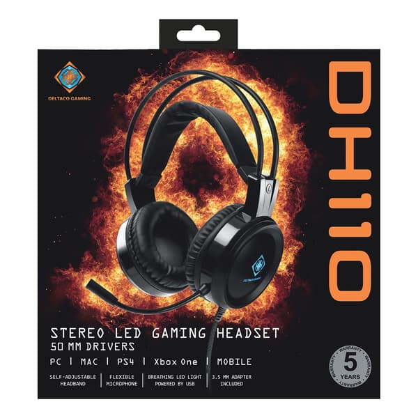 DH110 Gaming Headset LED Sort