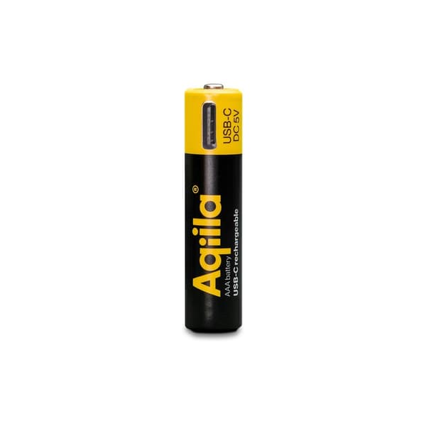 Uppladdningsbart AAA-batteri USB-C 4-pack