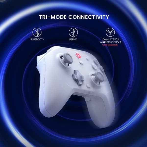 T4 Cyclone Trådlös Spelkontroll Multiplatform Vit
