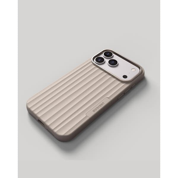 iPhone 17 Pro Max Deksel Bold Case MagSafe Linen Beige