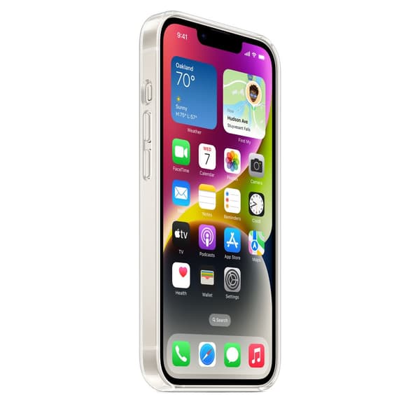Original iPhone 14 Plus Skal Clear Case MagSafe Transparent