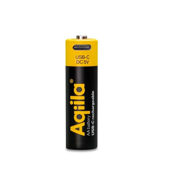 Genopladelige AA Batterier USB-C 4-pak