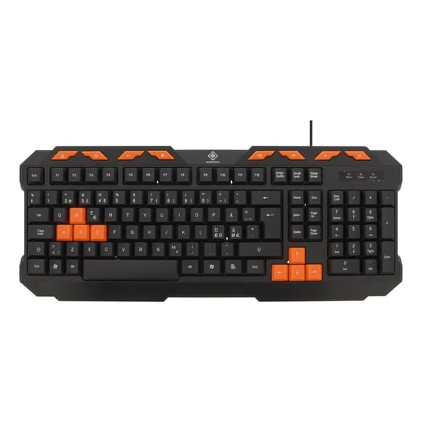 DK110 Gaming Tastatur Sort