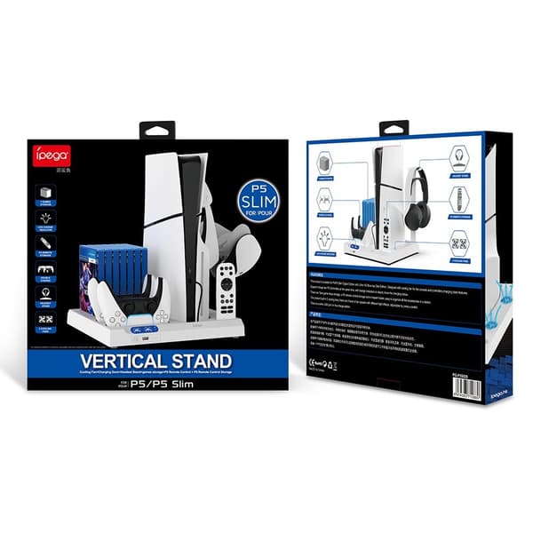 PS5/PS5 Slim Vertikal Stand Dockingstation