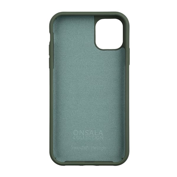 iPhone 11 Skal Silikonkänsla Olive Green
