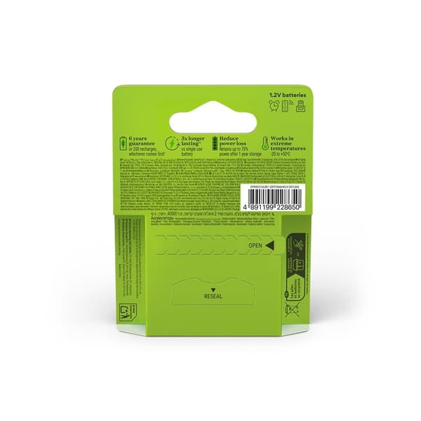 Recharge AA-batteri 2100mAh 4-pack