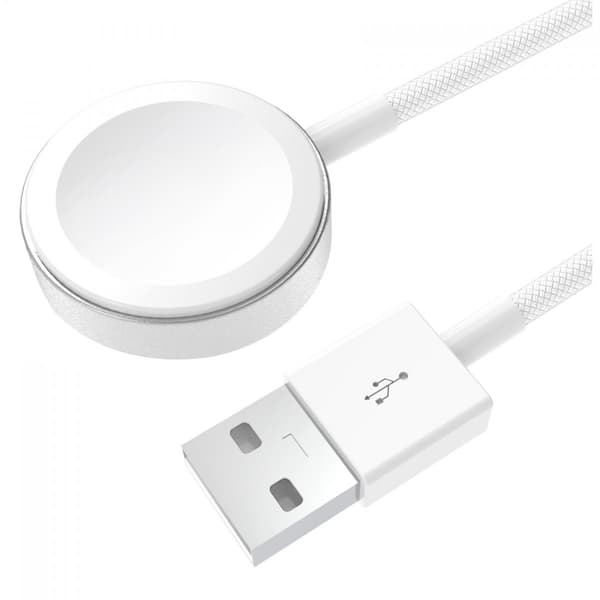 Apple Watch-lader USB-A 1m Hvit