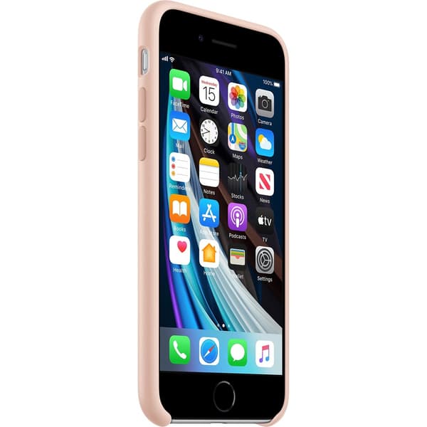 Original iPhone 7/8/SE Deksel Silikondeksel Rosa Sand