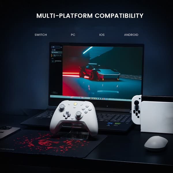 T4 Cyclone Trådlös Spelkontroll Multiplatform Vit