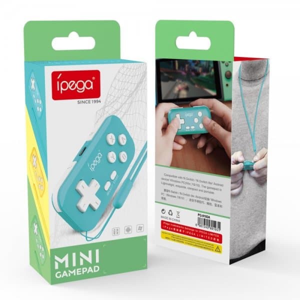 Ipega Mini spillkontroller for Android/Switch/PC Grønn