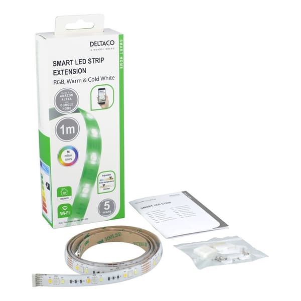 LED stripeforlengelse RGB 6-pinners 1m