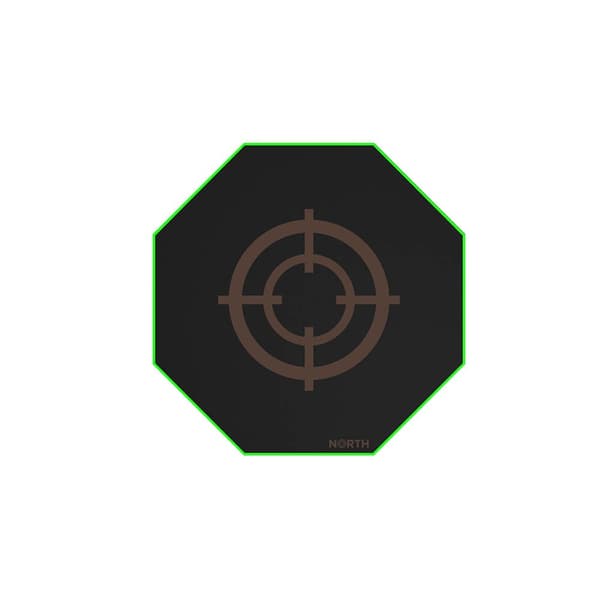 Golvmatta Pro Gaming Grön/Svart