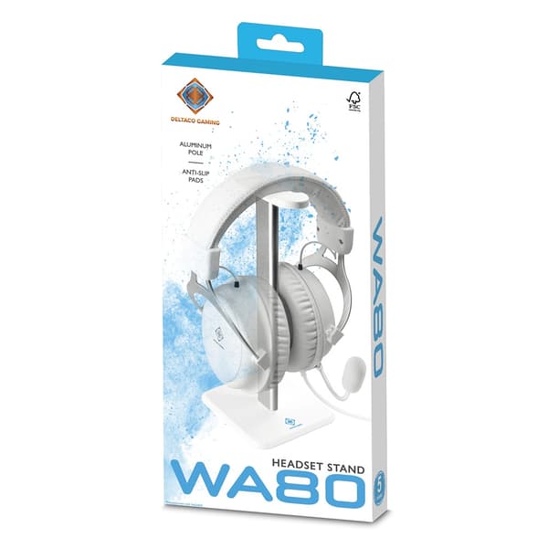 WA80 Hörlursstativ Vit