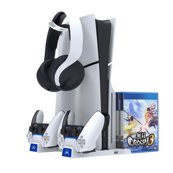 PS5/PS5 Slim Dokkingstasjon Viftekontroll Lading Spillagring