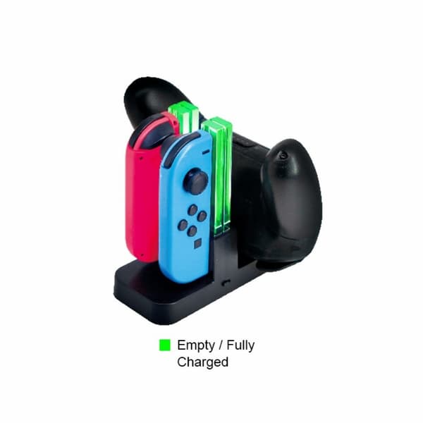 Laddstation med LED för Nintendo Switch Joy-Con
