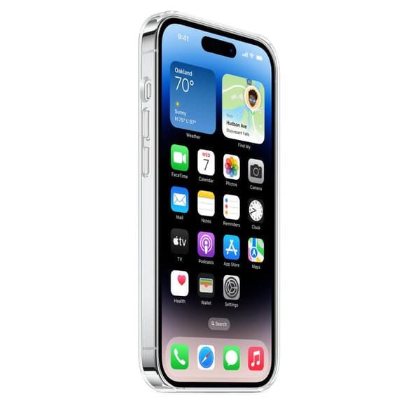 Original iPhone 14 Pro Skal Clear Case MagSafe Transparent