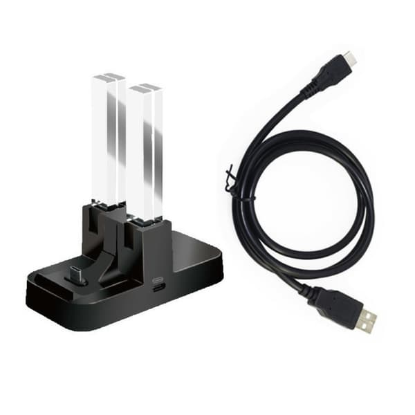 Ladestasjon med LED for Nintendo Switch Joy-Con