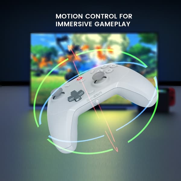 T4 Cyclone Trådlös Spelkontroll Multiplatform Vit