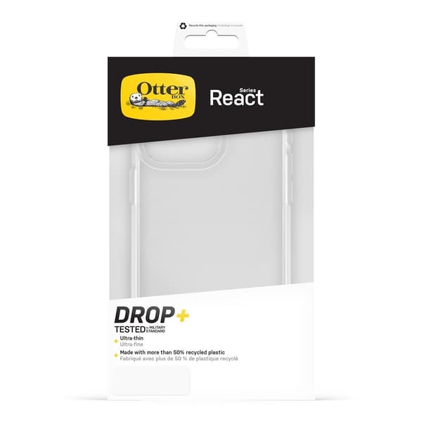 iPhone 15 Pro Max Deksel React Transparent