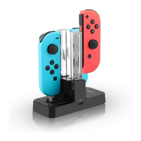 Ladestation med LED til Nintendo Switch Joy-Con