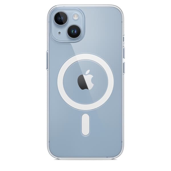 Original iPhone 14 Plus Skal Clear Case MagSafe Transparent