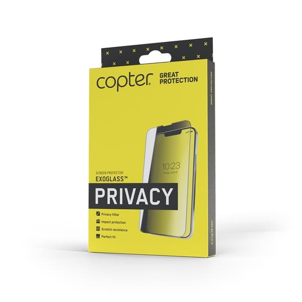 iPhone 17 Pro Max Näytönsuoja Exoglass Kaareva Privacy
