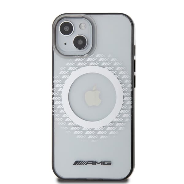 iPhone 15 Skal Rhombus Pattern MagSafe AMG Transparent