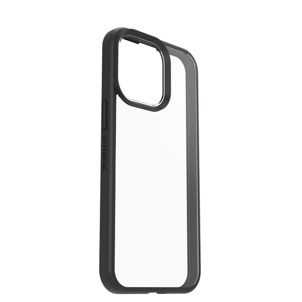 iPhone 15 Pro Max Deksel React Svart Krystall