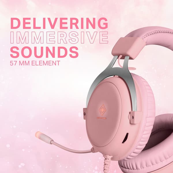 PH85 Stereo Gamingheadset Rosa