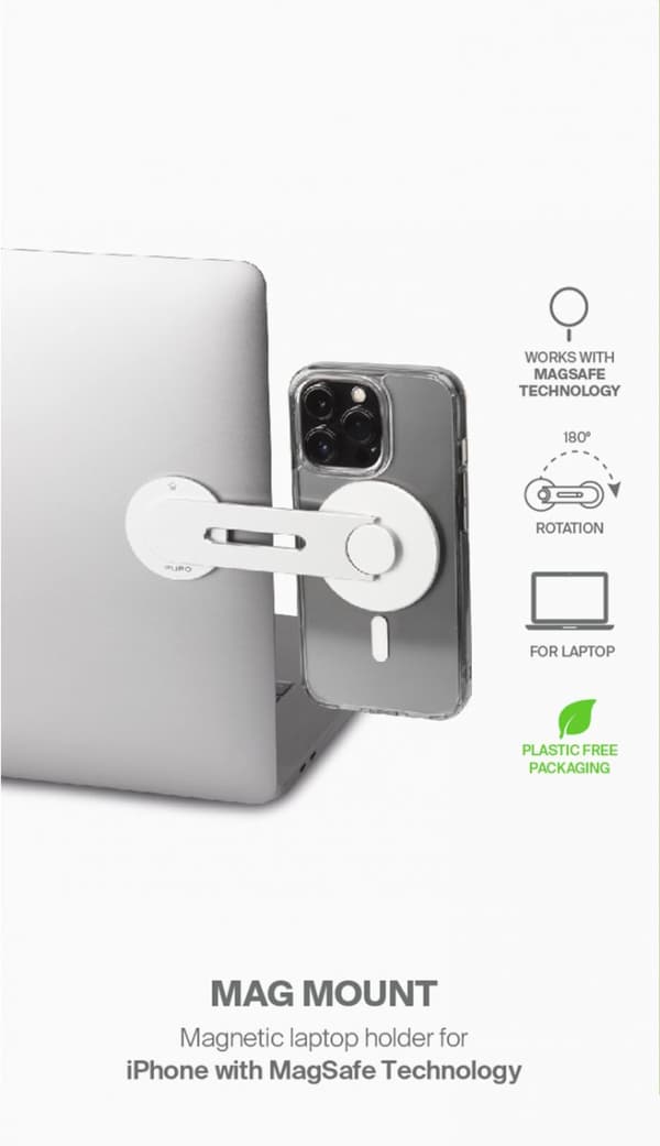 Mobilhållare till Dator MagSafe Silver