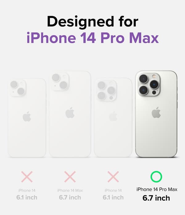 iPhone 14 Pro Max Skal Fusion Bumper Clear