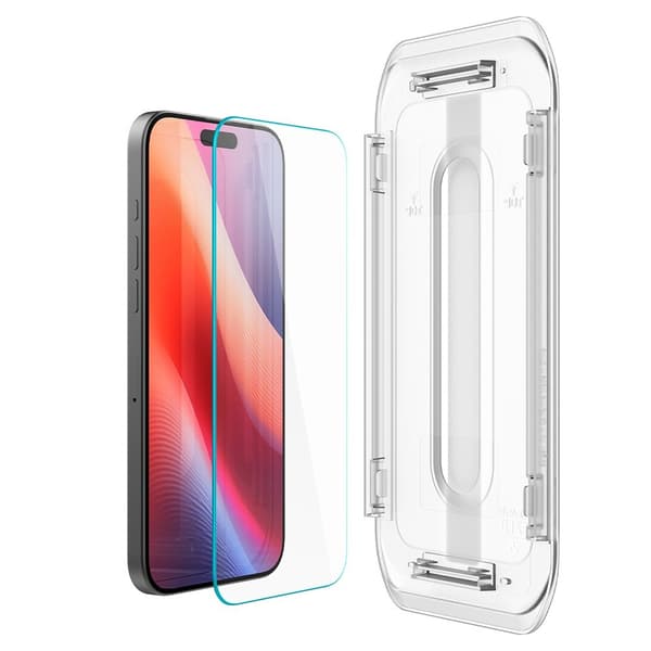 iPhone 16 Pro / iPhone 17 / 17 Pro Näytönsuoja GLAS.tR EZ Fit 2