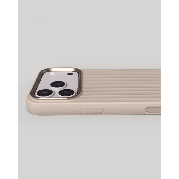 iPhone 17 Pro Max Deksel Bold Case MagSafe Linen Beige