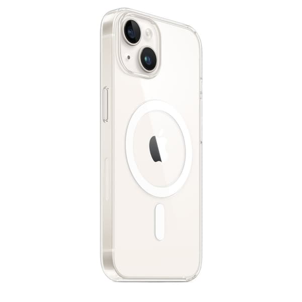 Original iPhone 14 Plus Skal Clear Case MagSafe Transparent