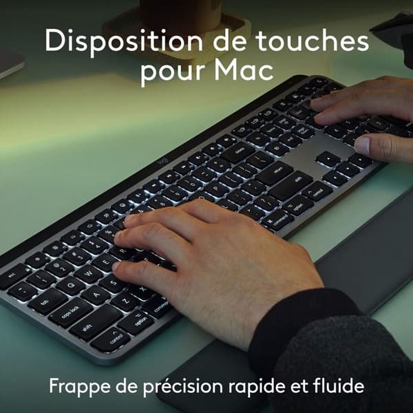Logitech MX Keys S Combo för Mac, Grå
