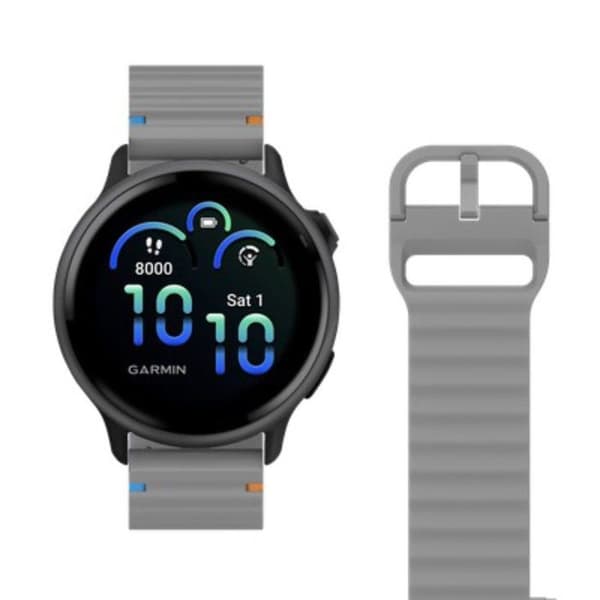 ActiveFlex-armband för Garmin Vivoactive 6/Vivoactive 5, grå