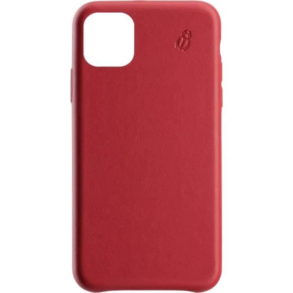 Läderfodral - Beetlecase - iPhone 11 - Röd - Mjuk - Elegant