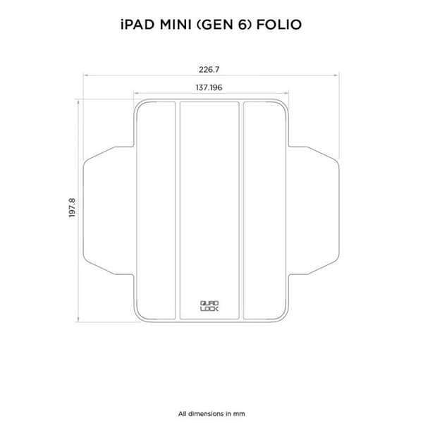 Quad Lock - Folio iPad Mini 6