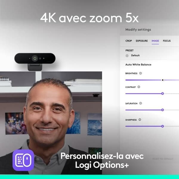 Webbkamera - Brio 4K - Logitech - Ultra HD