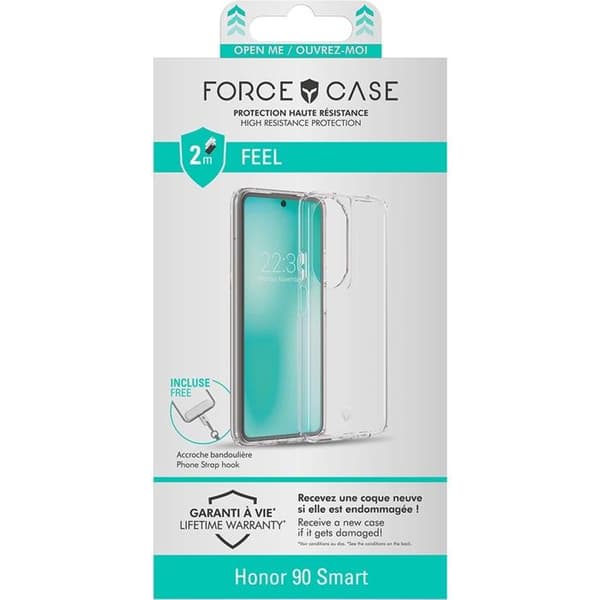 Forcecase förstärkt fodral för Honor 90 Transparent