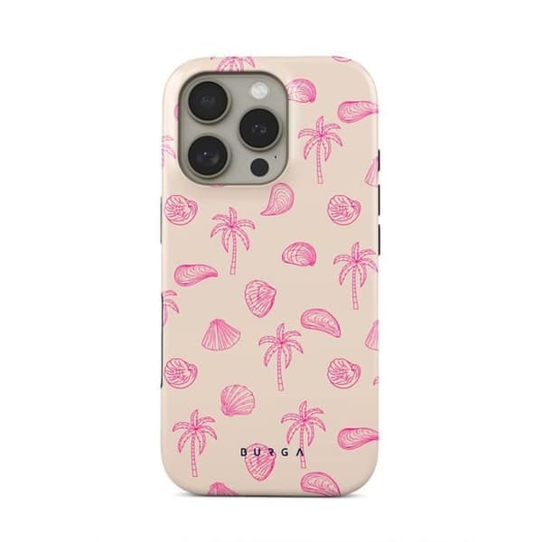 Coque - BURGA - Beach Please - iPhone 16 Pro Max - Antichocks - MagSafe - Rosa