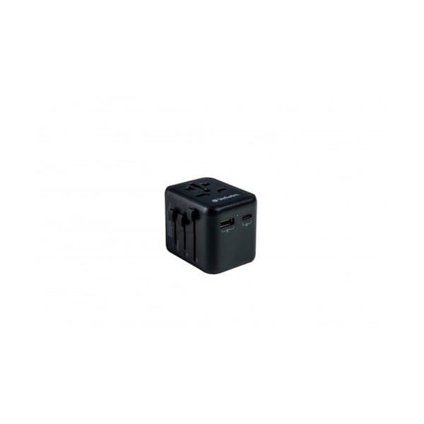 Reseadapter - VERBATIM - Universal reseadapter UTA-02 PD20W / QC / 1xUSB / 1xType-C