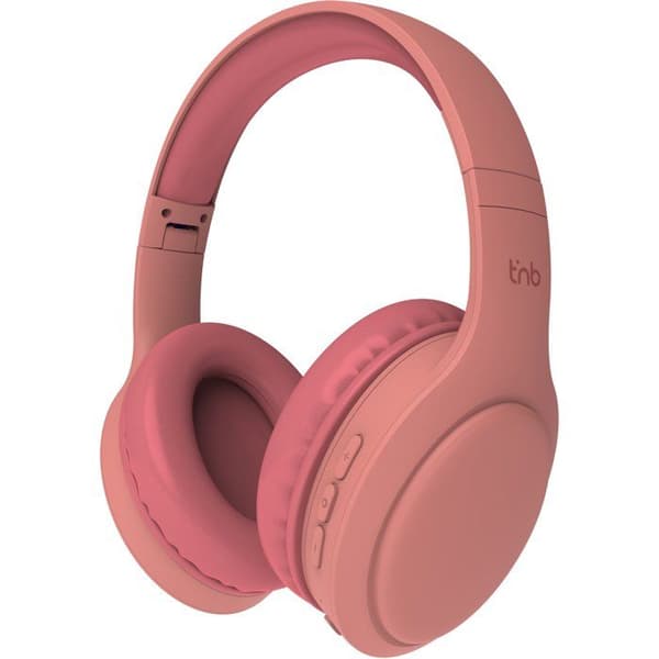 Bluetooth-hörlurar - T'nB - TONALITY circum-aural - Terrakotta & hallonrosa