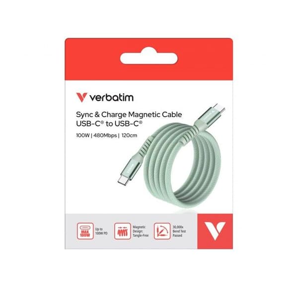 VERBATIM KABEL USB-C/USB-C 100W VERT
