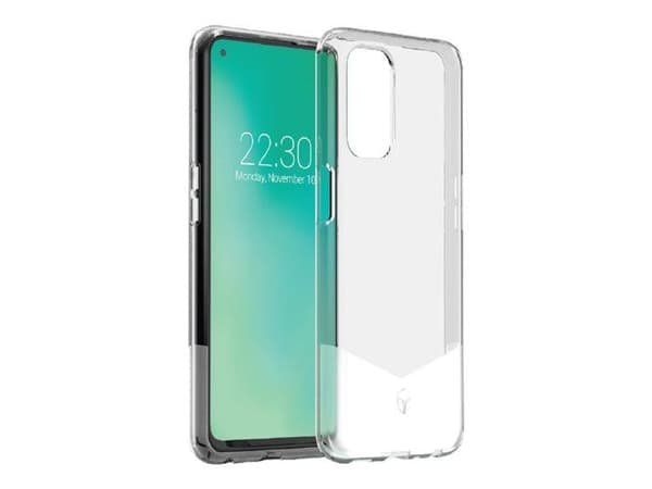 Fodral - FORCE CASE - Oppo A54/A74 - Livstidsgaranti - Transparent - Styv